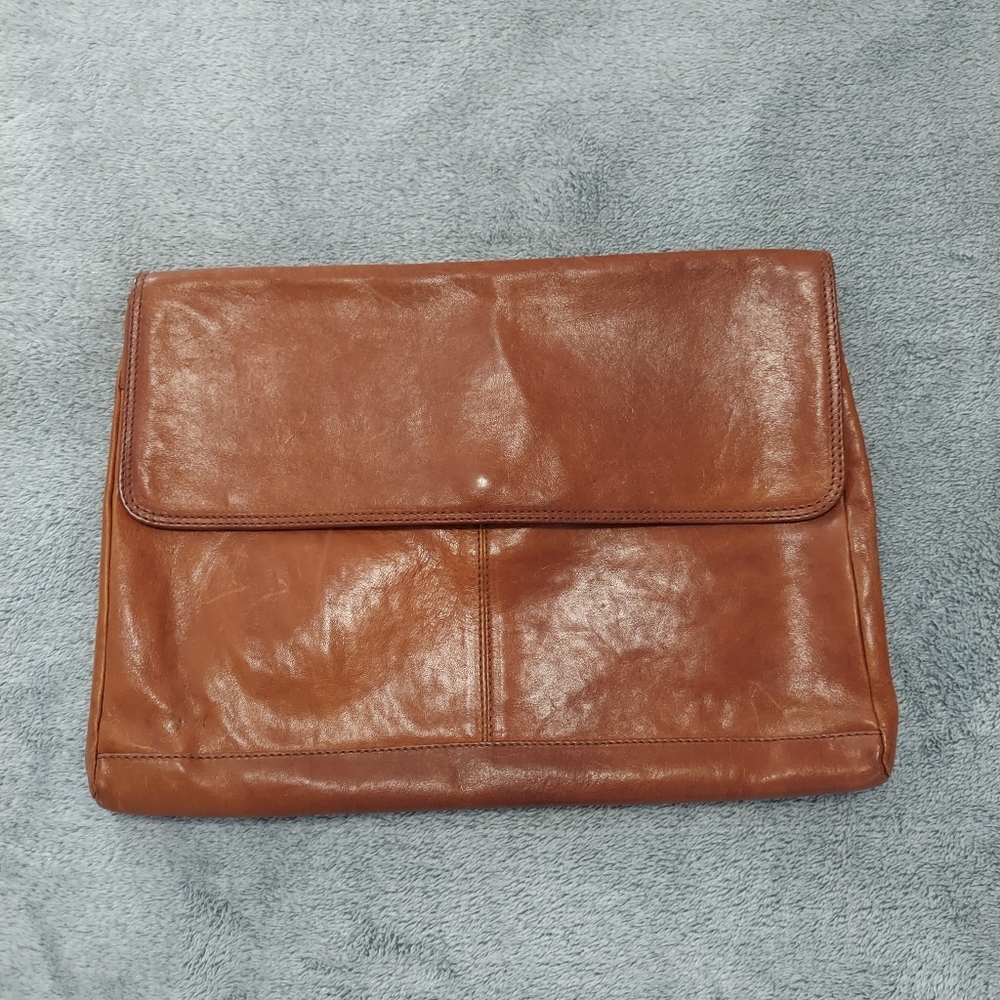 Italian Leather Flap Folio Envelope